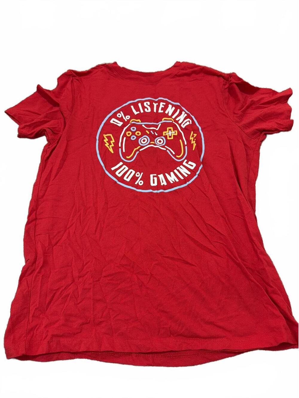 Wonder Nation Boys Red Gaming Tee 2XL